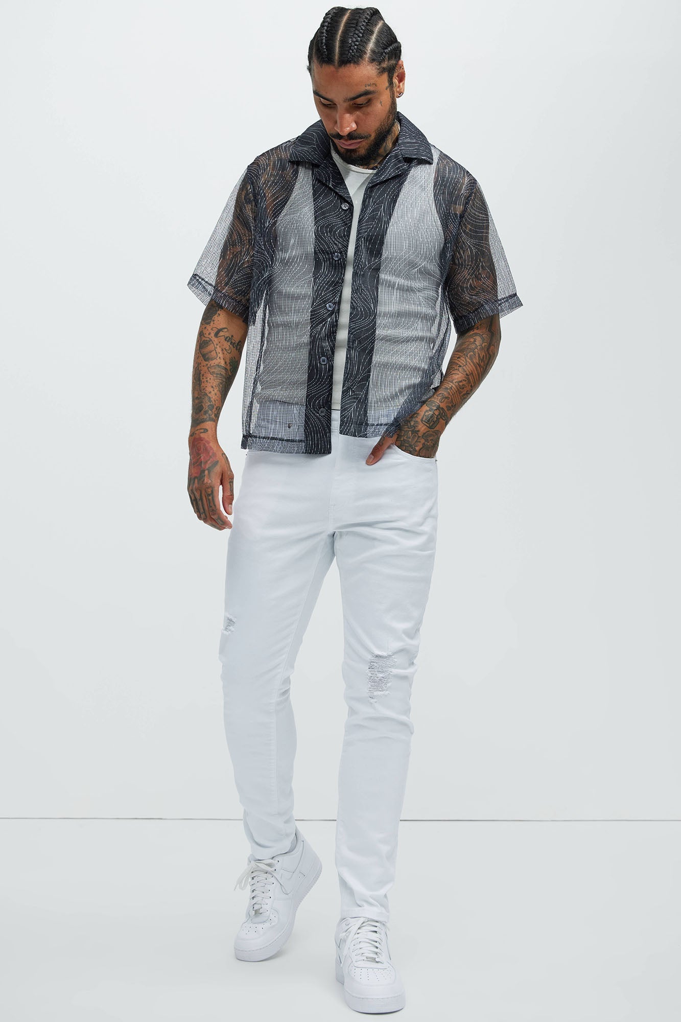 Take No L's Skinny Jean - White - image 2