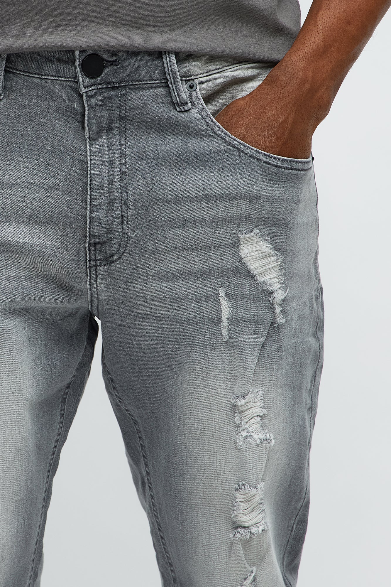 Stay Positive Skinny Jean - Grey - image 3