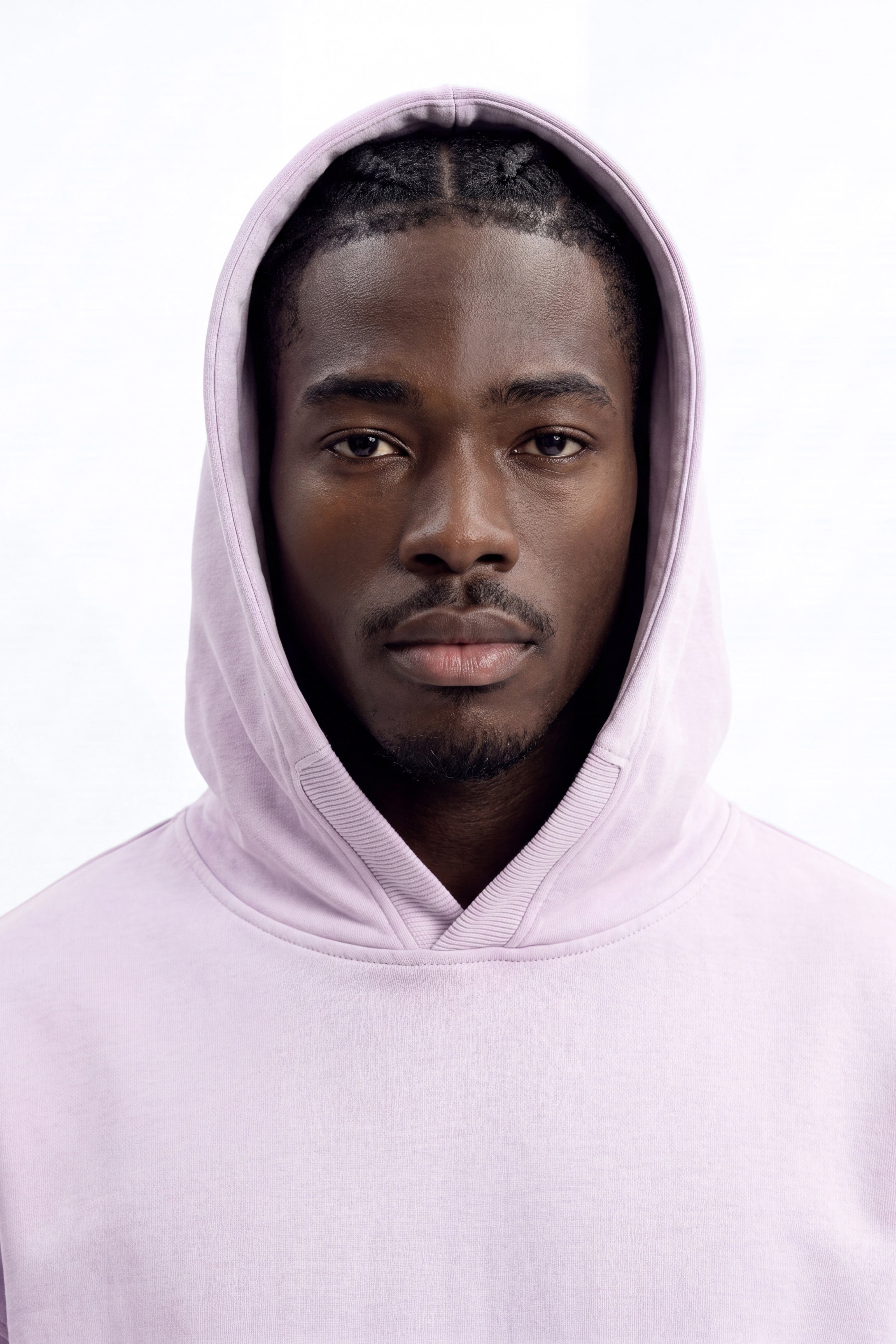 Soft Touch Washed Interlock Oversized Hoodie - Purple - image 3