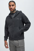 Athletic Department Zip Up Hoodie - Black - image 1