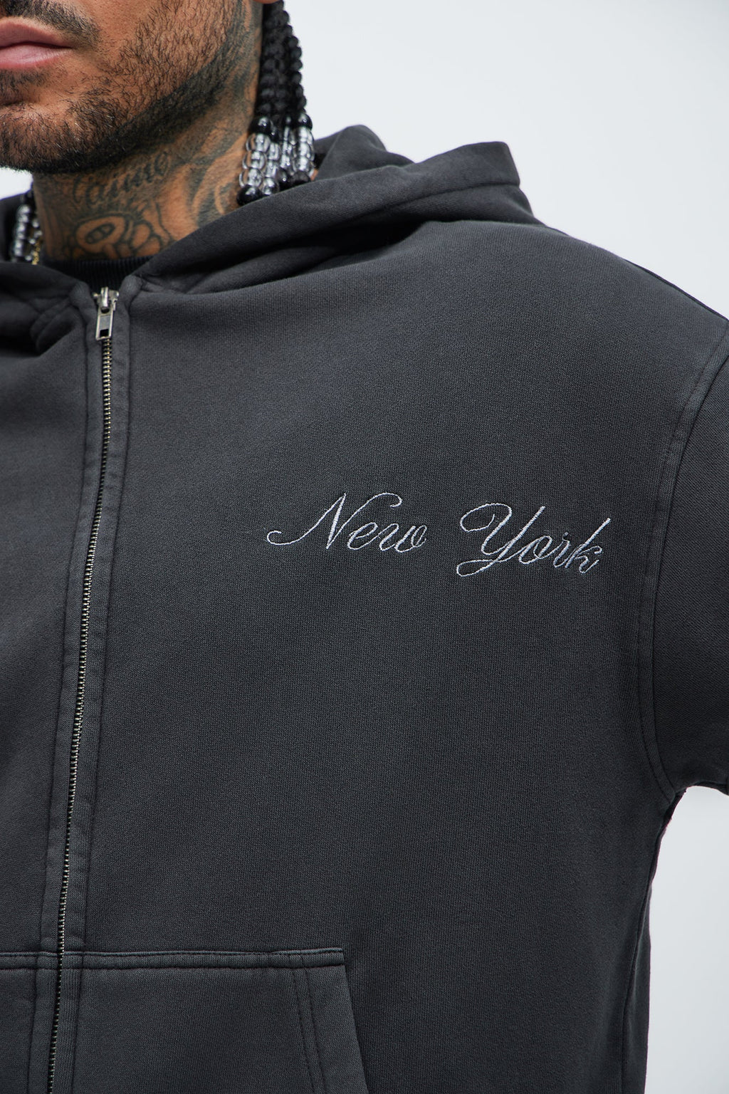 Athletic Department Zip Up Hoodie - Black - image 3