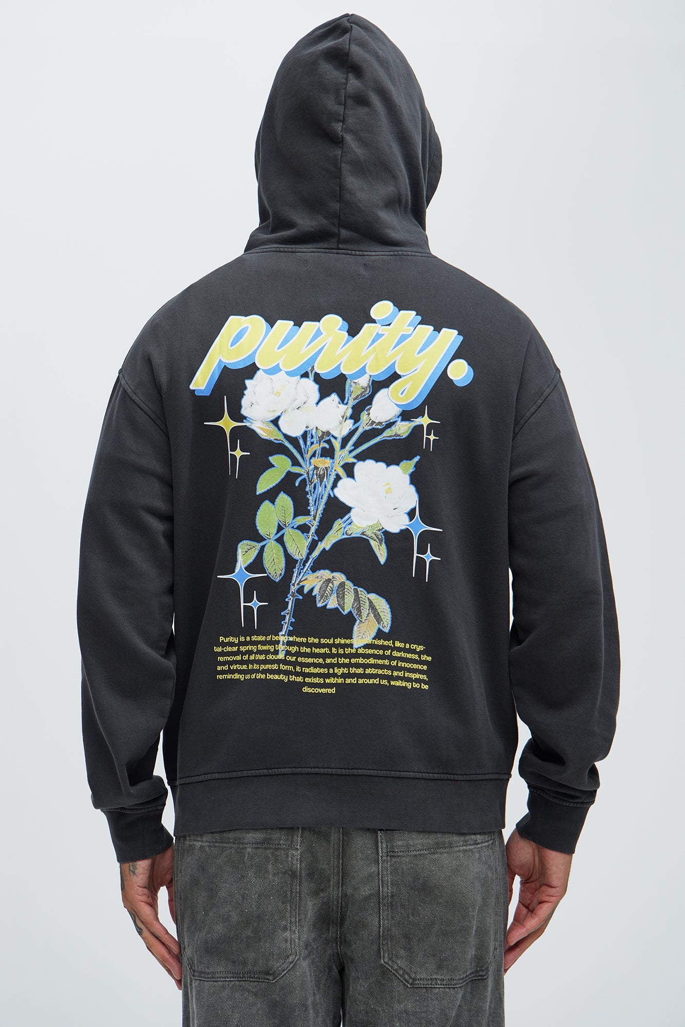 Purity Zip Up Hoodie - Black - image 4