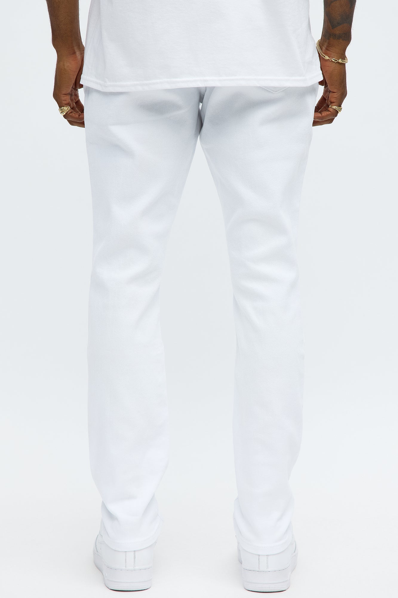Cornell Ripped Skinny Jeans - White - image 4