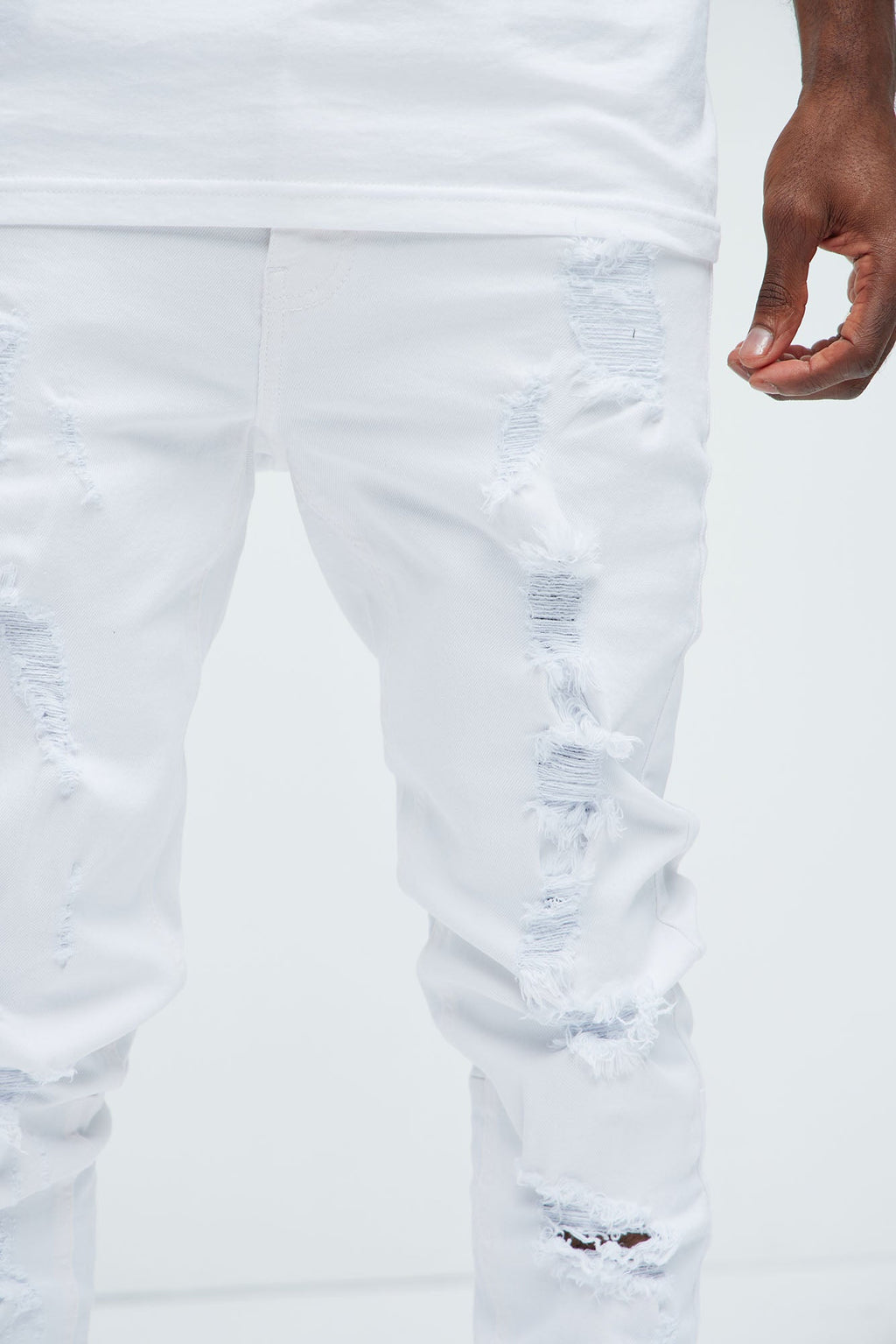 Stay Positive Skinny Jean - White - image 3