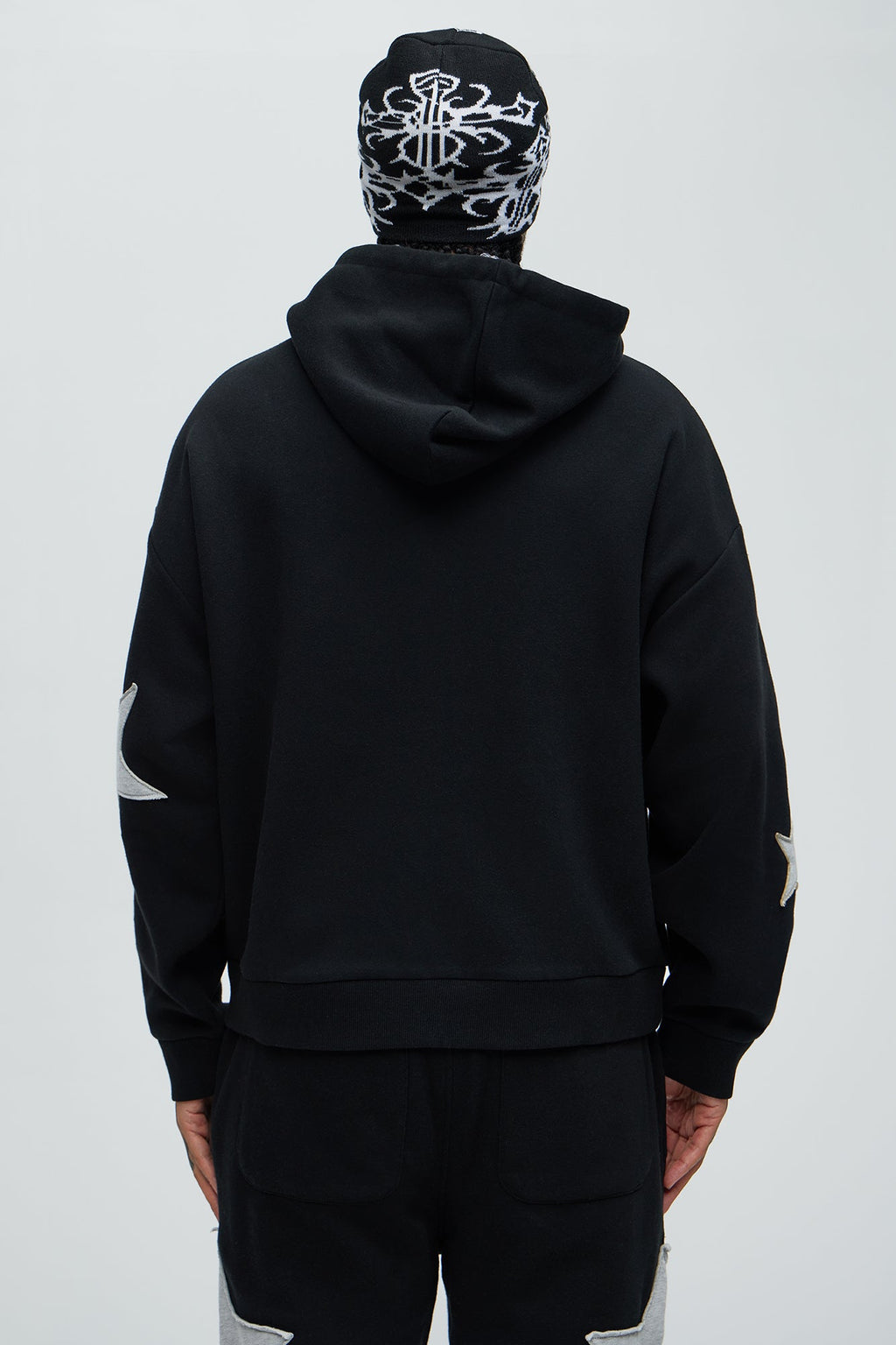 Tyson Stars Oversized Hoodie - Black - image 4