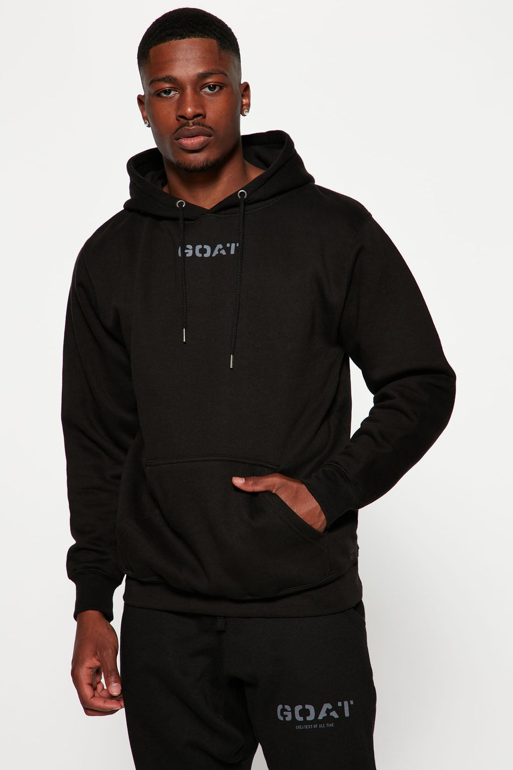 GOAT Essential Hoodie - Black - image 2