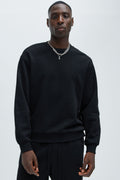 Tyson Crew Neck Sweatshirt - Black - image 1