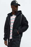 Tyson Stay Away Zip Up Hoodie - Black - image 1