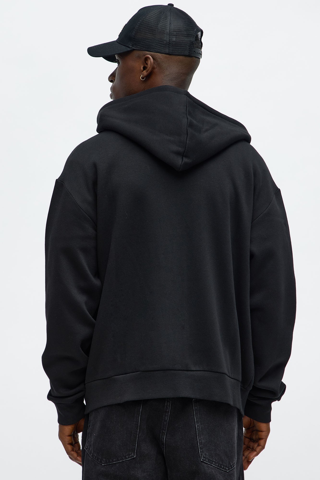 Tyson Stay Away Zip Up Hoodie - Black - image 4