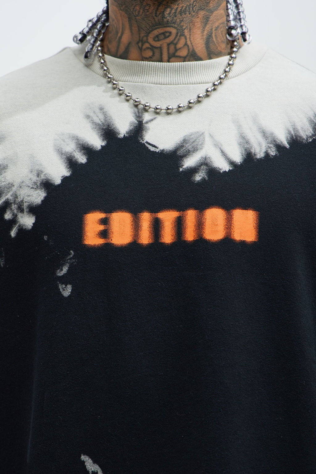 Blurred Edition Fleece Short Sleeve Tee - Black/combo - image 2