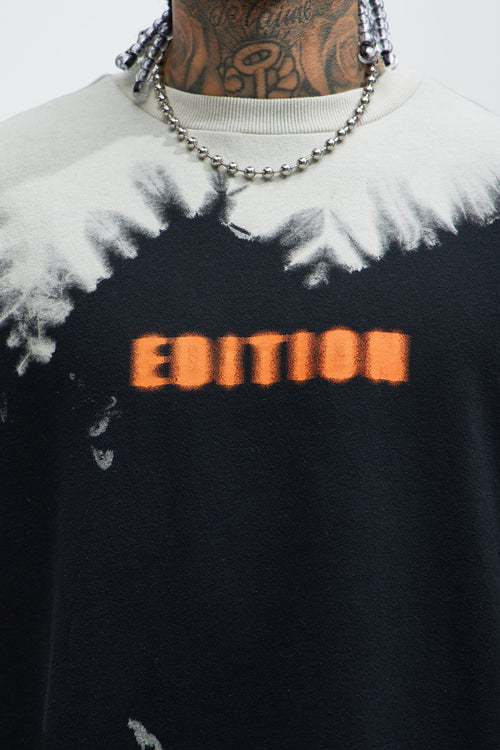 Blurred Edition Fleece Short Sleeve Tee - Black/combo - image 2