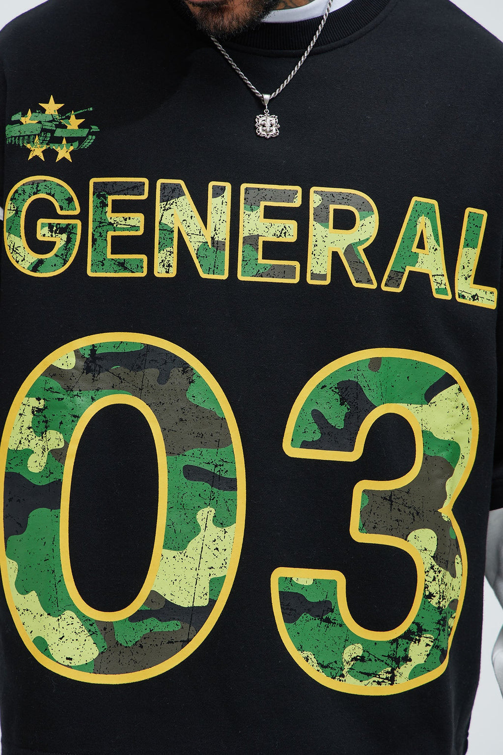 Tyson General Soldier Long Sleeve Tee - Black/combo - image 3