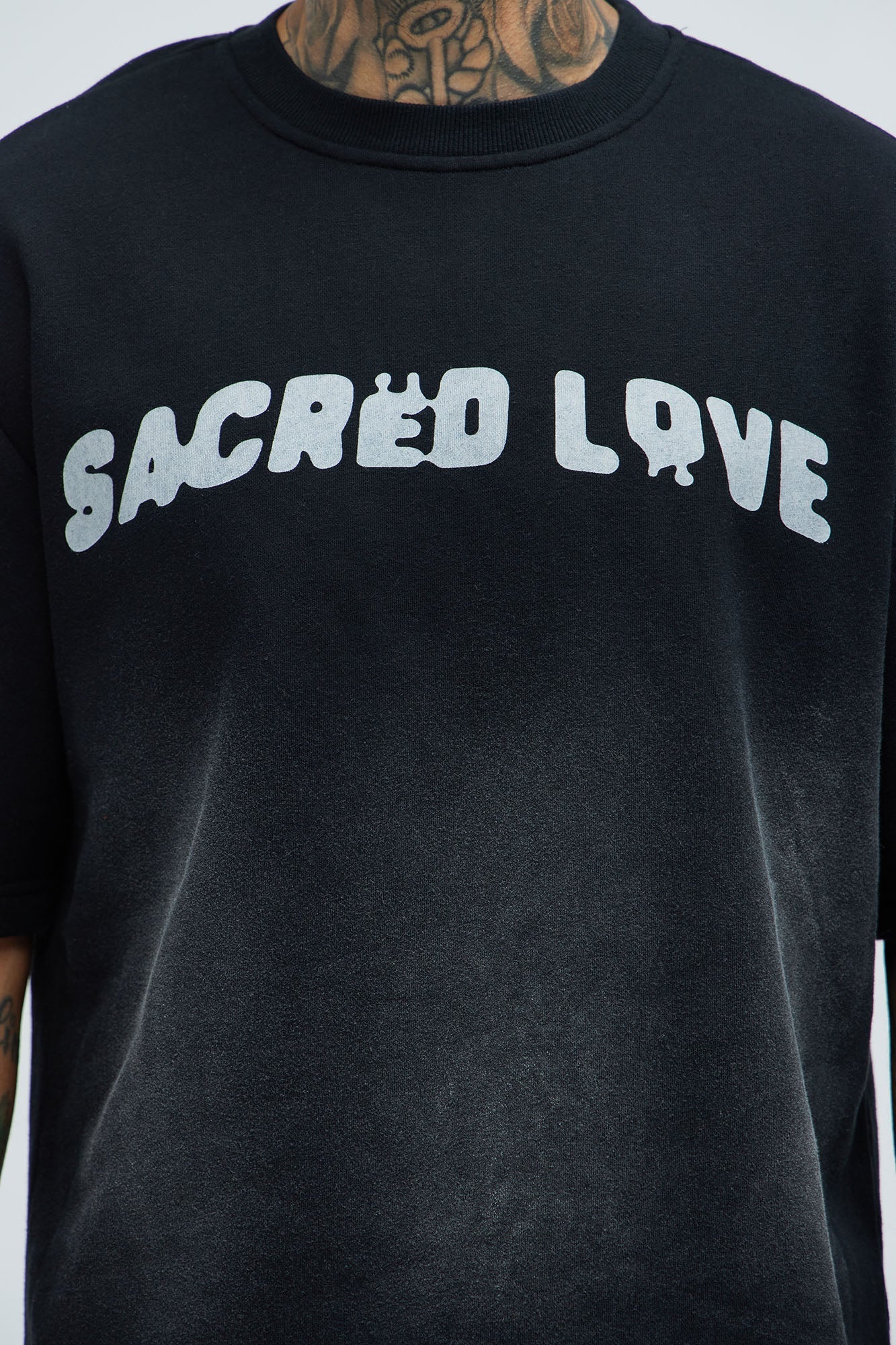 Tyson Sacred Love Relaxed Short Sleeve Tee - Black - image 4