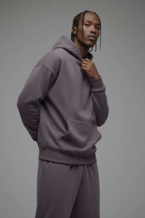 410 Oversized Hoodie - Purple - image 1