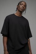 410 Oversized Fleece Tee - Black - image 1