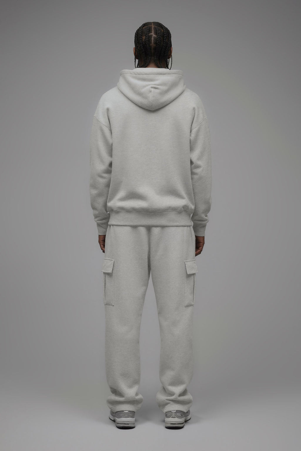 410 Oversized Zip Hoodie - Heather Grey - image 2