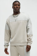 Block The Fear Crewneck Sweatshirt - Grey - image 1