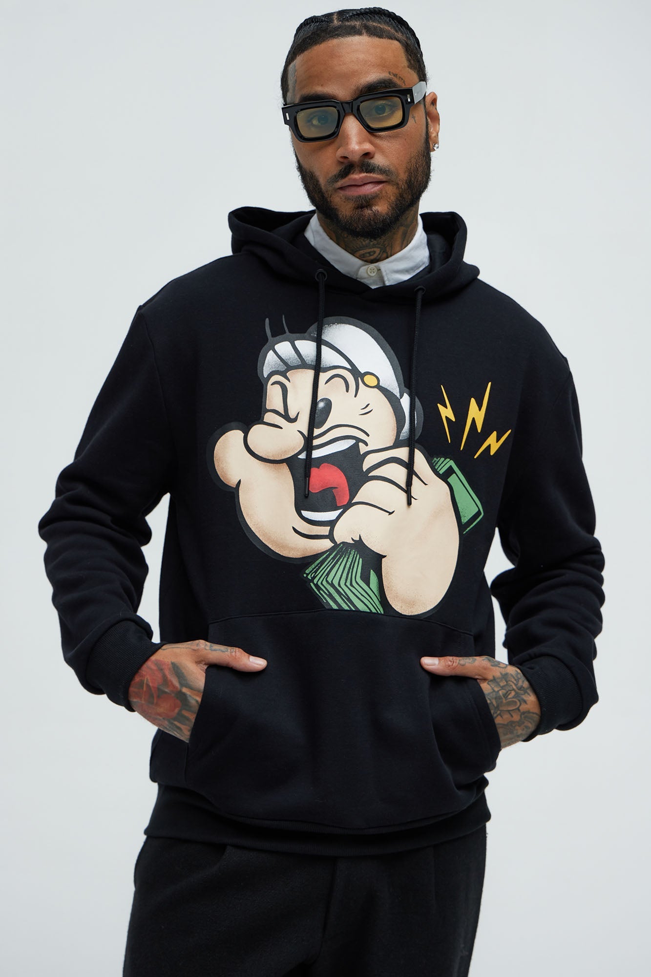 Popeye Married To the Game Hoodie - Black - image 1