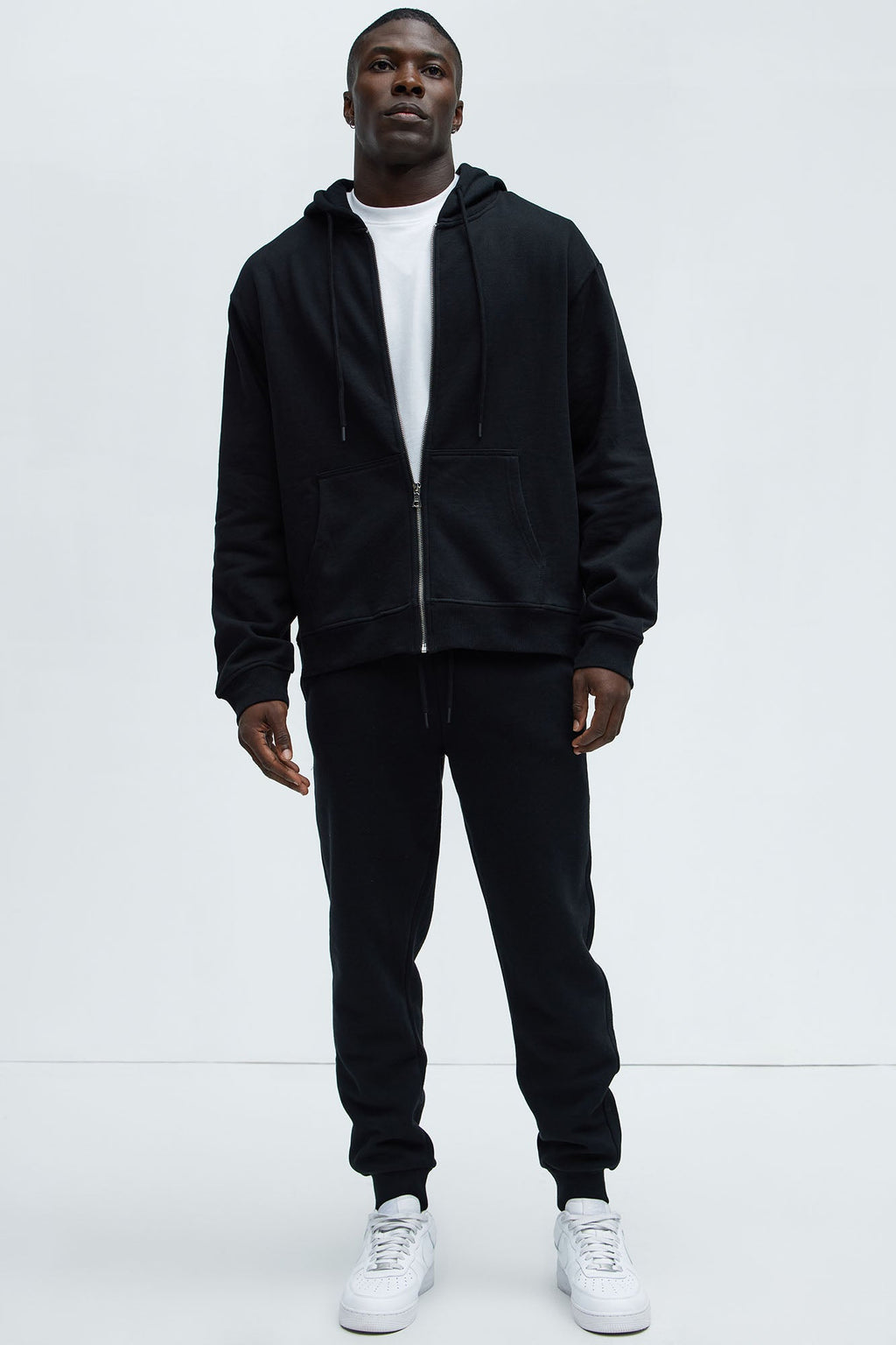 Tyson Zip Up Hoodie - Black - image 3