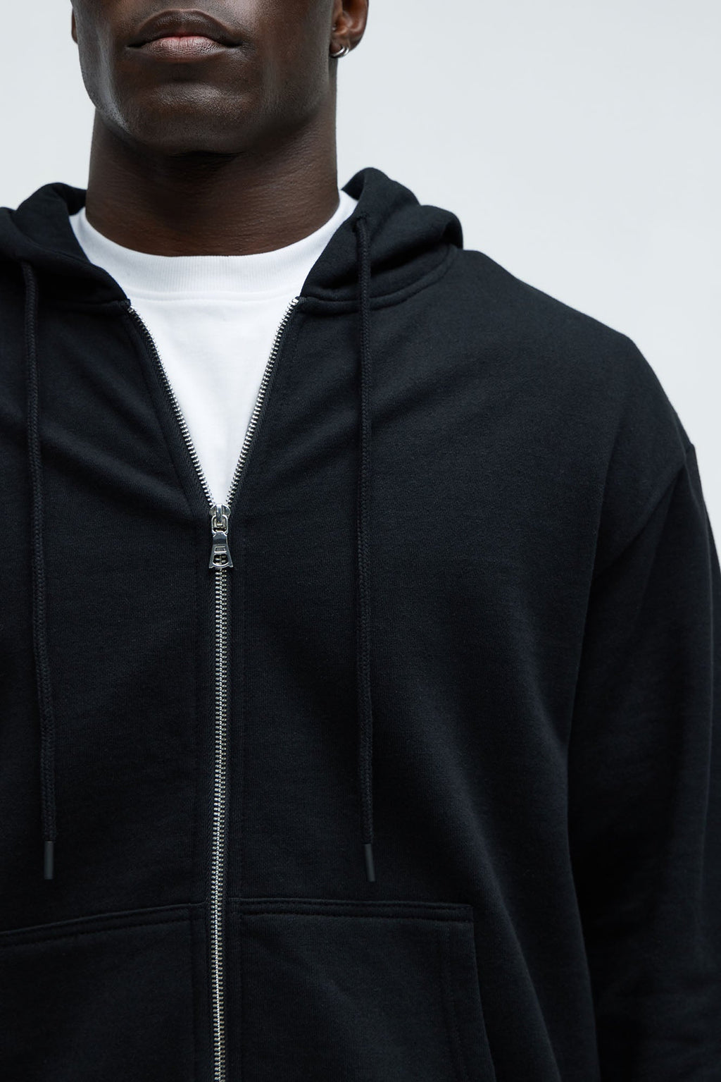 Tyson Zip Up Hoodie - Black - image 4