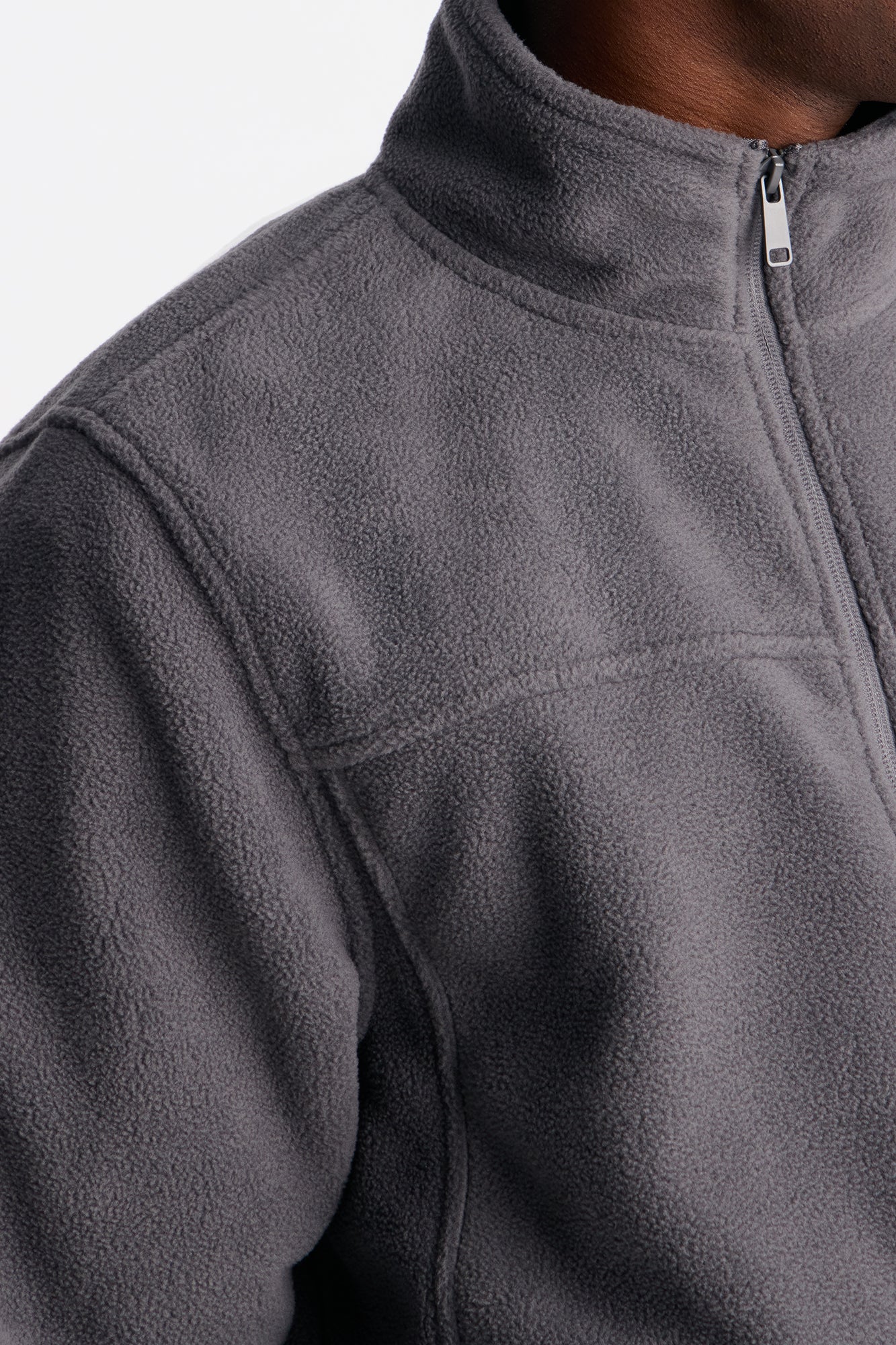 Core Microfleece Zip Jacket - Grey - image 4