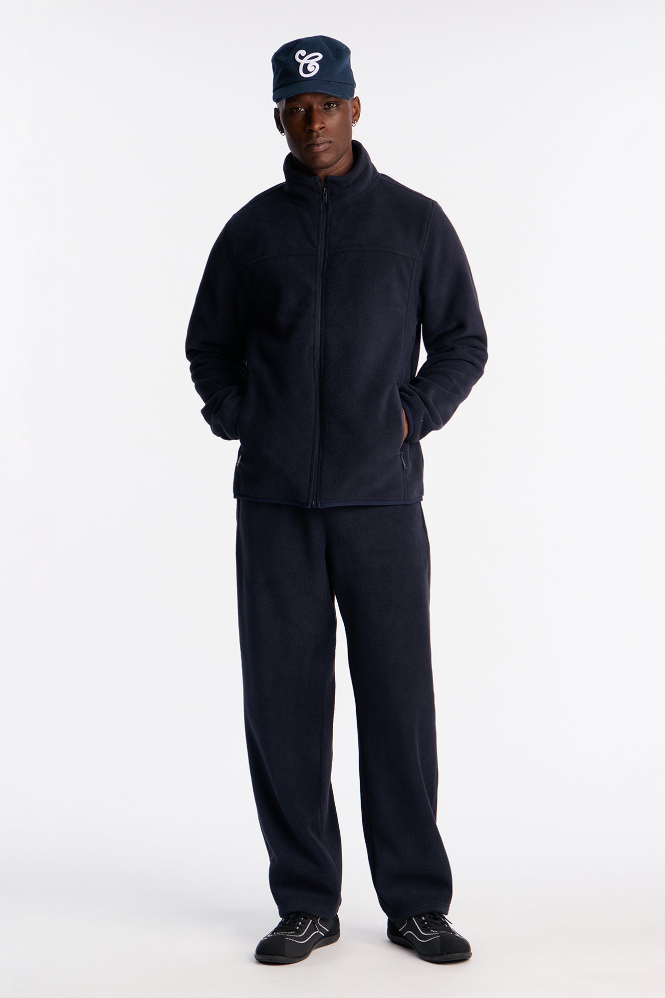 Core Microfleece Zip Jacket - Navy - image 2