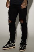 I Ain't Coming Home Skinny Jean - Black - image 1