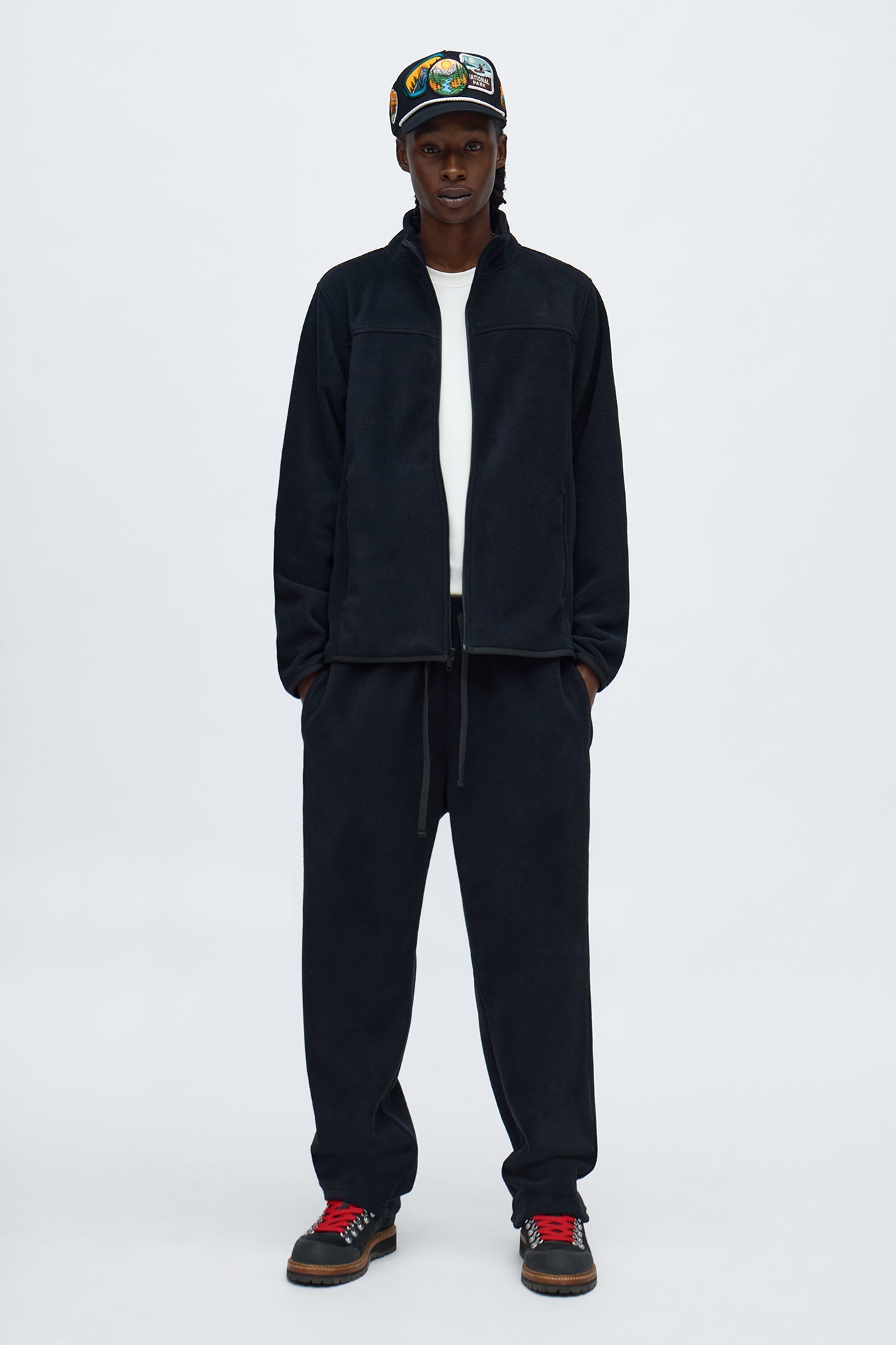 Core Microfleece Zip Jacket - Black - image 2