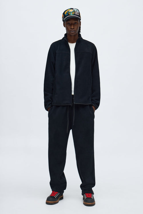 Core Microfleece Zip Jacket - Black - image 2