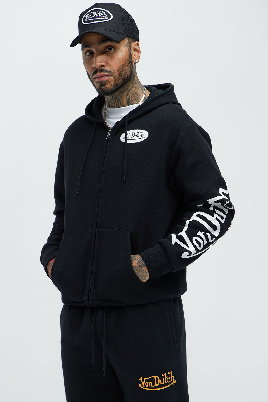Von Dutch Gold Wings Hoodie - Black - image 2