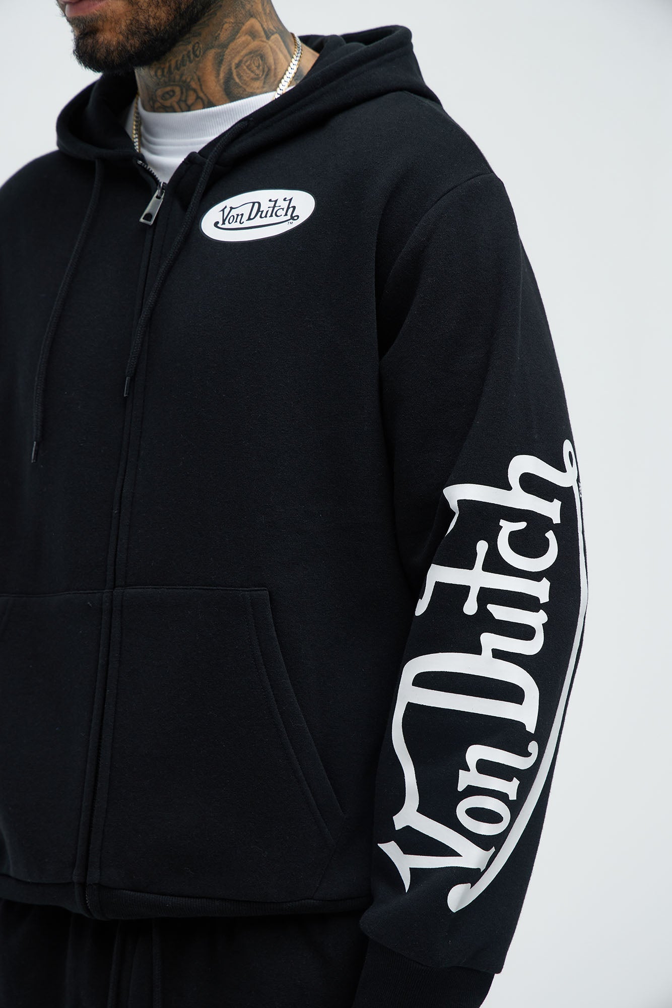 Von Dutch Gold Wings Hoodie - Black - image 4