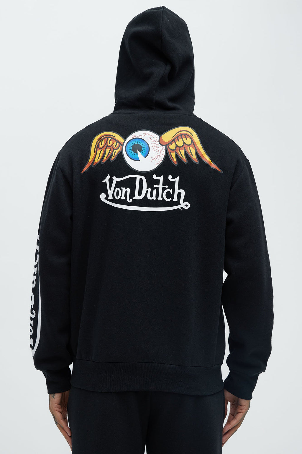 Von Dutch Gold Wings Hoodie - Black - image 1