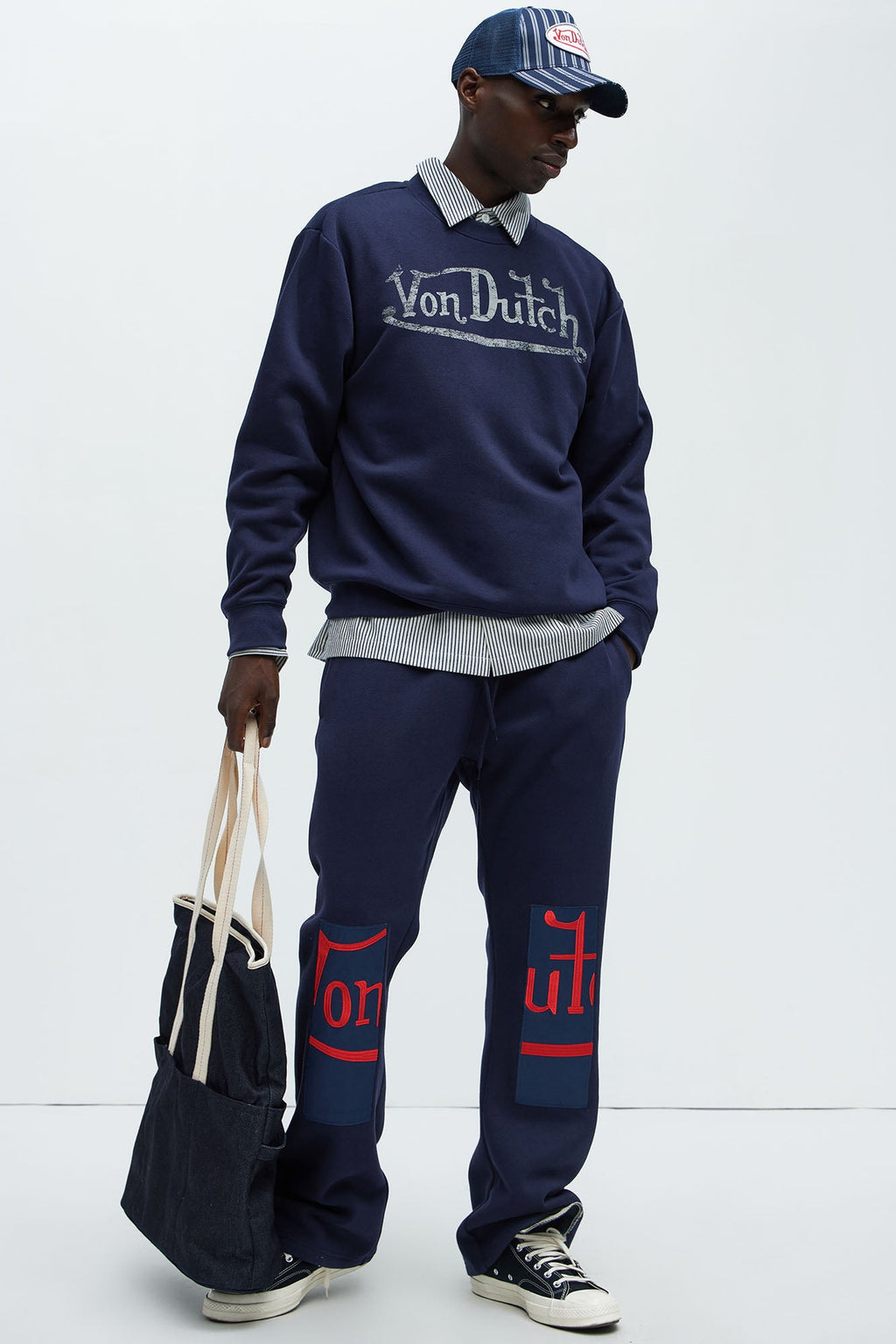 Von Dutch Crewneck Sweatshirt - Navy - image 2