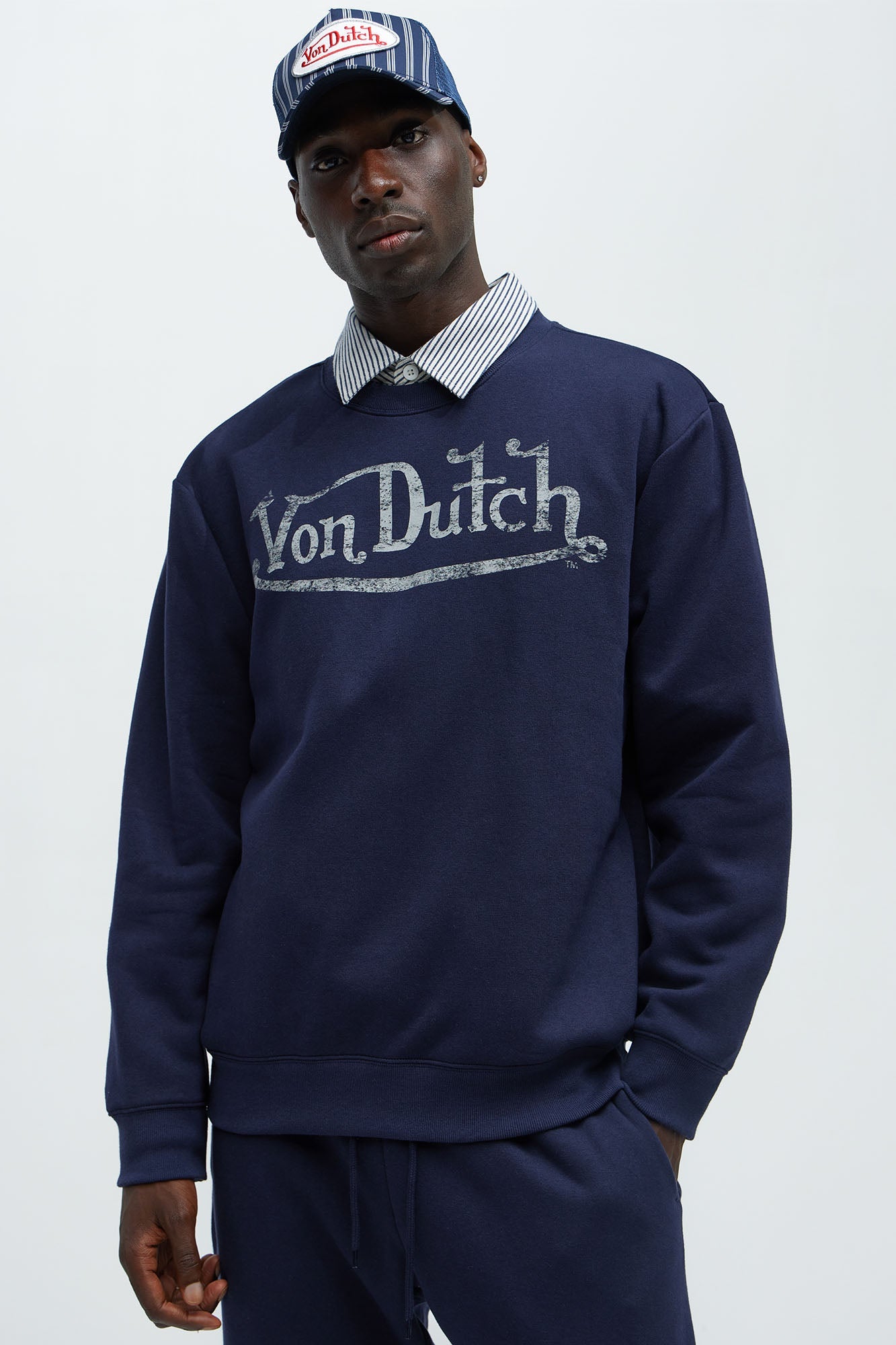 Von Dutch Crewneck Sweatshirt - Navy - image 1