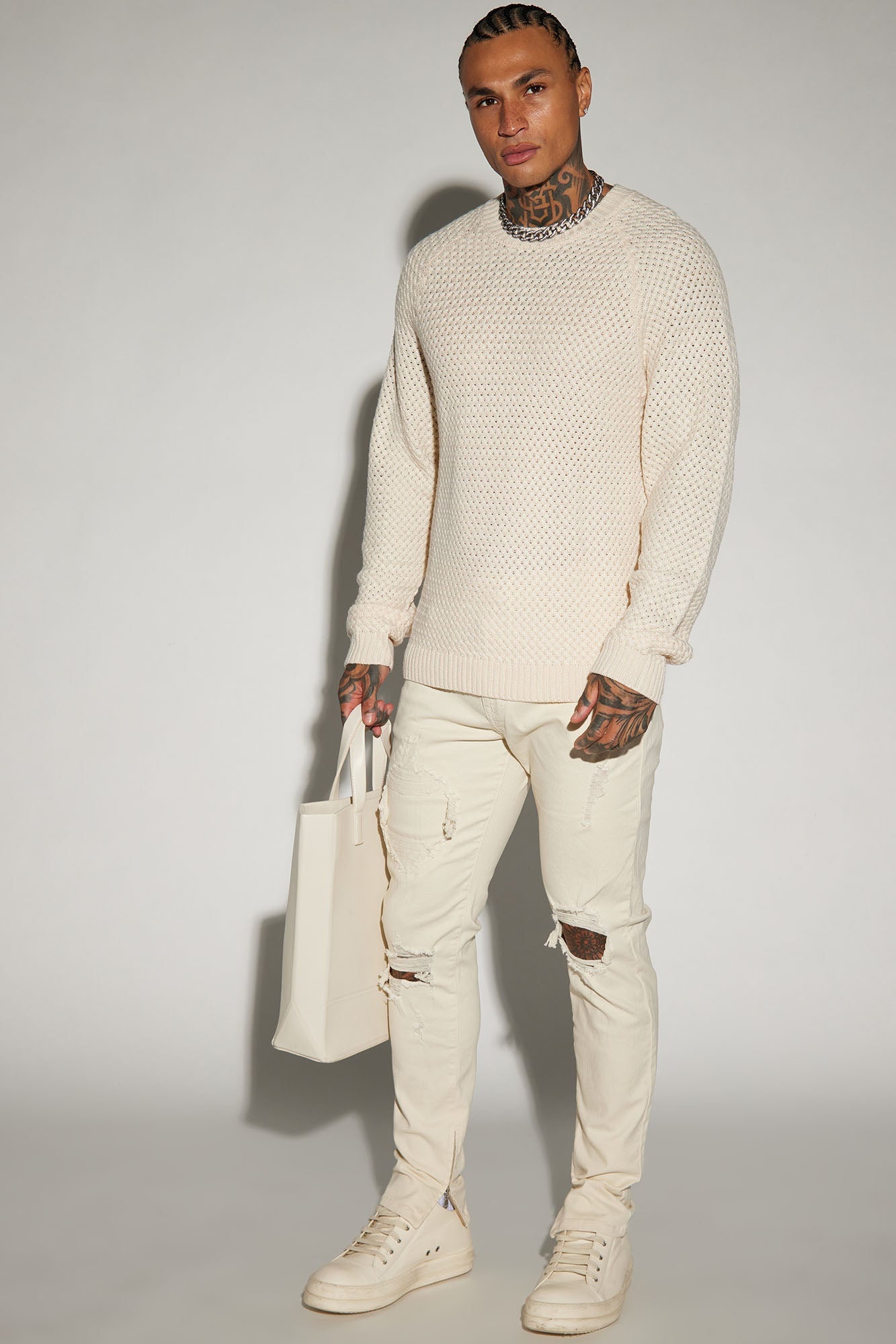 Point Of View Skinny Jeans - Off White - image 2