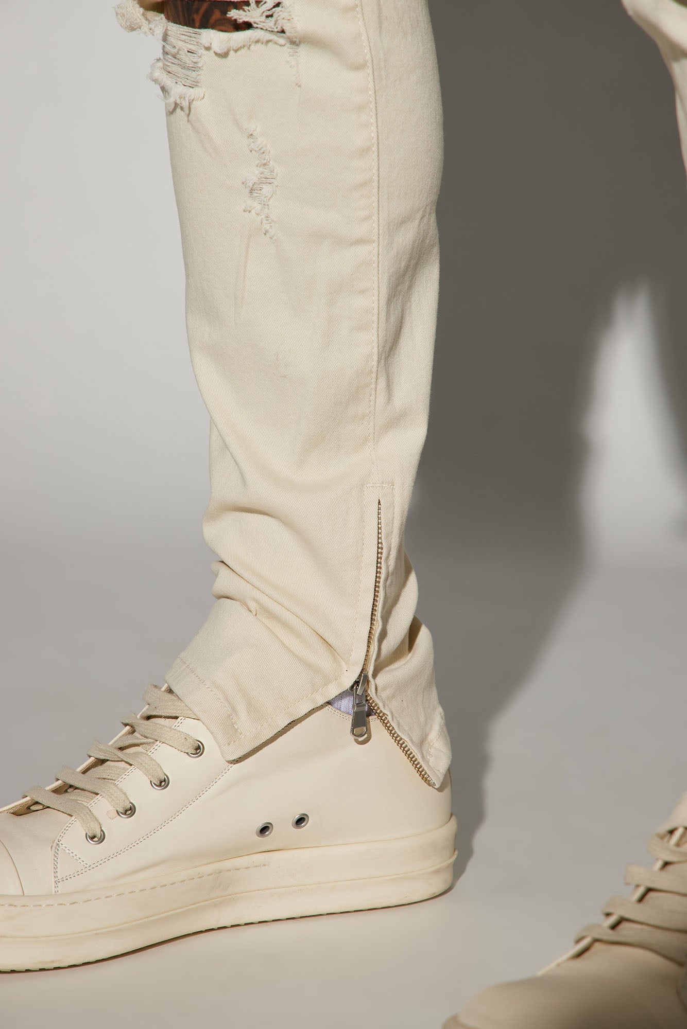 Point Of View Skinny Jeans - Off White - image 4