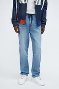 Slim E-Waist Knit Jean - Medium Blue Wash - image 1