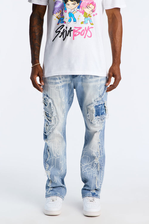 Bootcut Tag Me Up Jean - Medium Blue Wash - image 1
