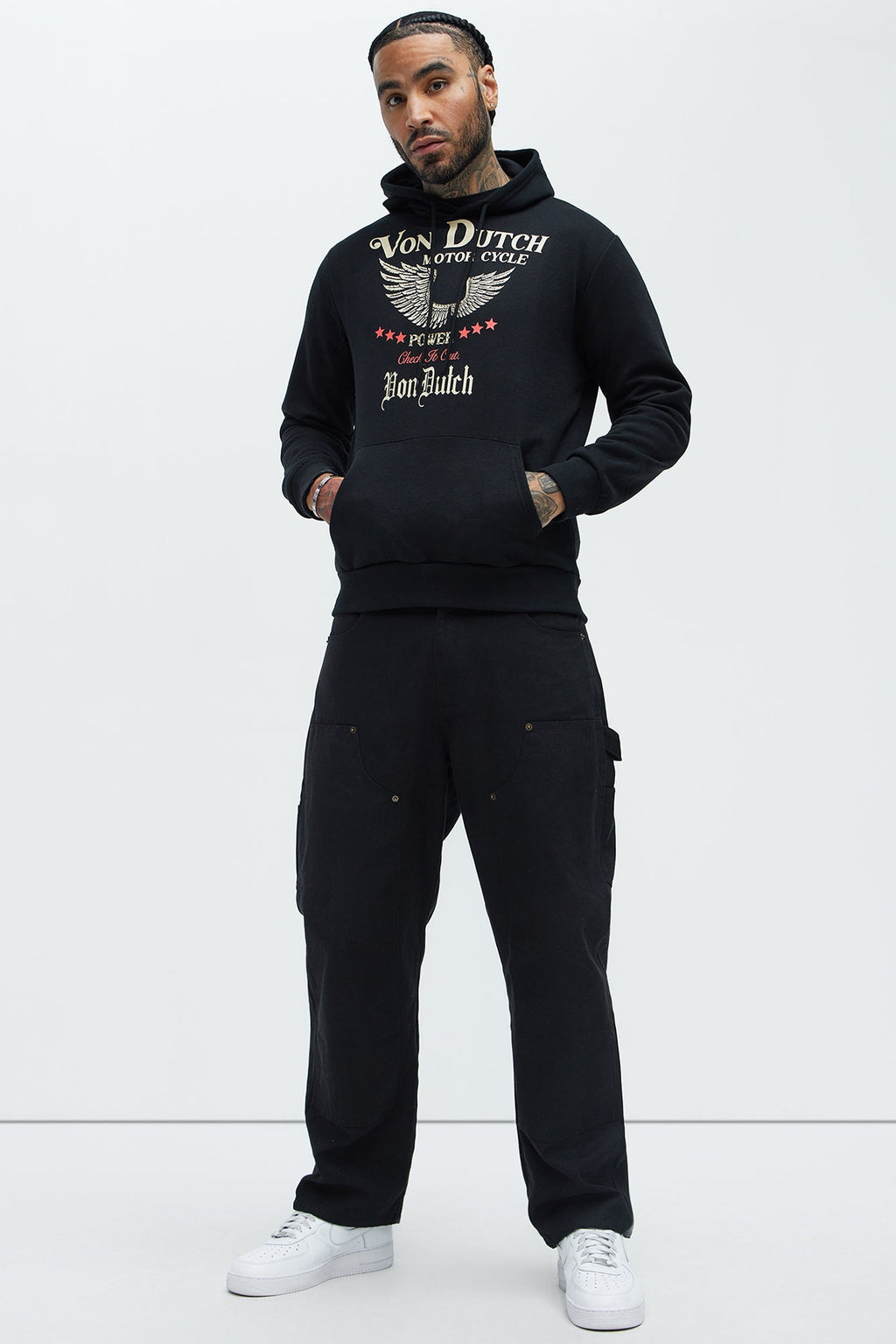 Von Dutch Wings Hoodie - Black - image 2