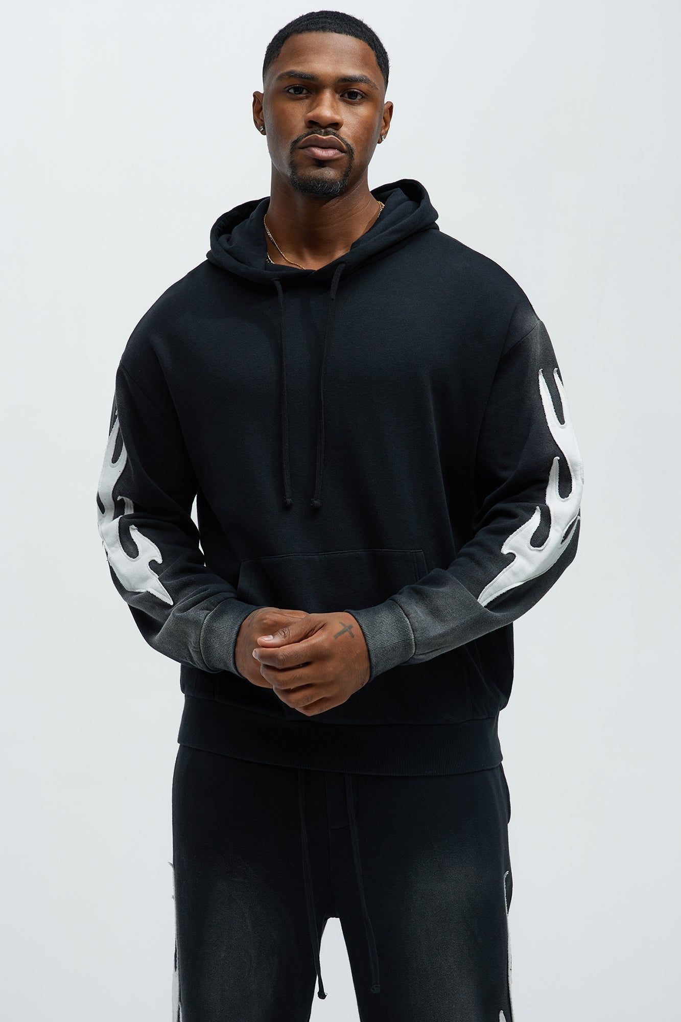 Flame Time Tyson Hoodie - Black - image 1