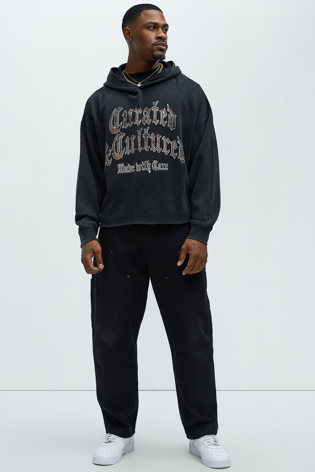 Tyson Curated Oversized Hoodie - Black Wash - image 2