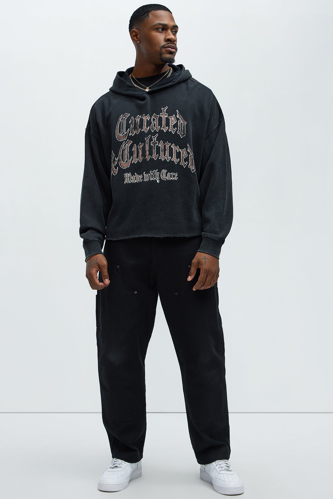 Tyson Curated Oversized Hoodie - Black Wash - image 2