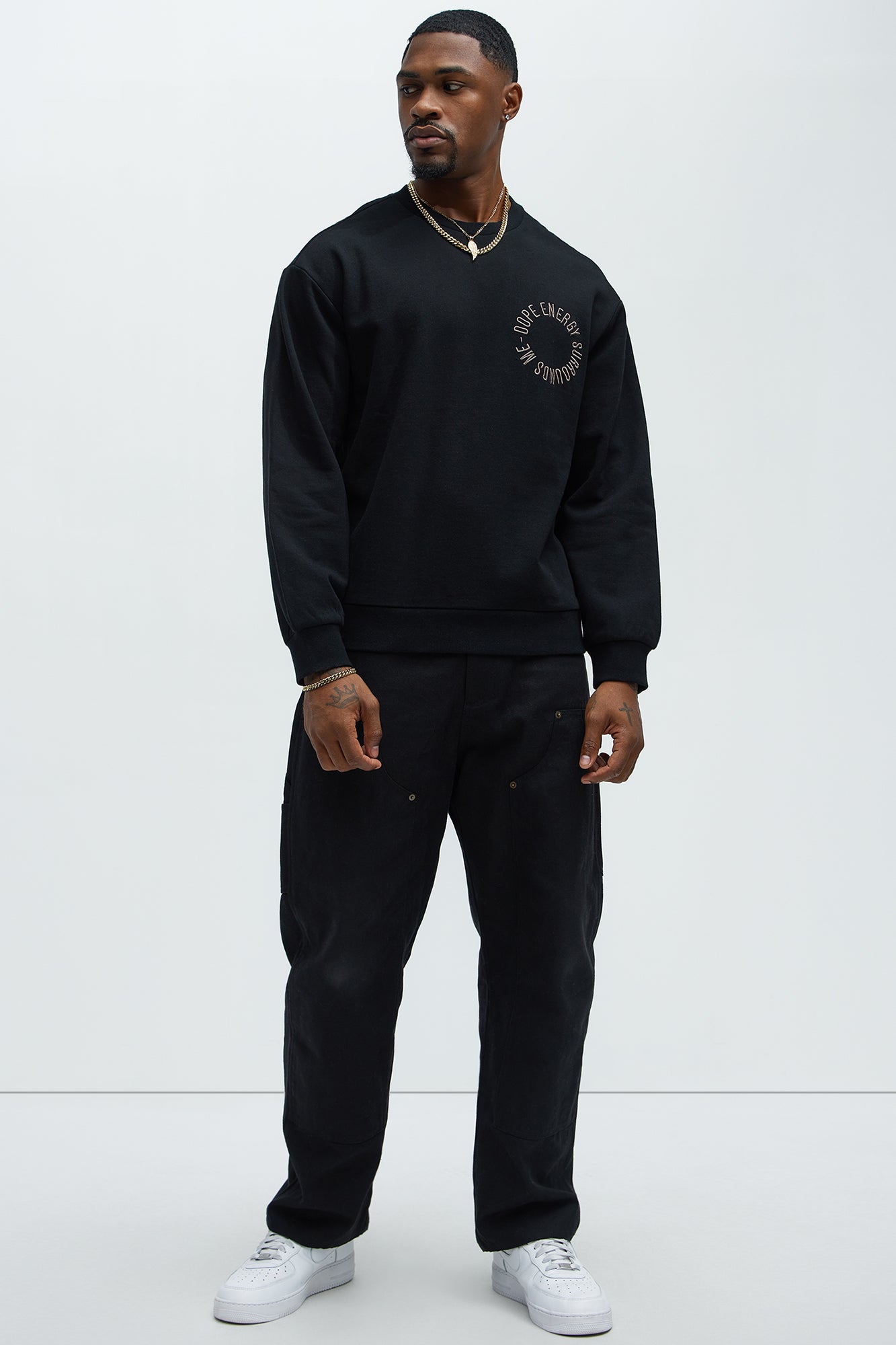 Tyson Dope Energy Crewneck Sweatshirt - Black - image 2