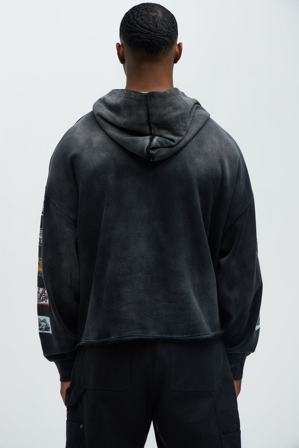 Tyson Speed Demons Boxy Hoodie - Black Wash - image 3
