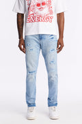 Skinny Distressed Thursday Jeans - Light Blue Wash - image 1