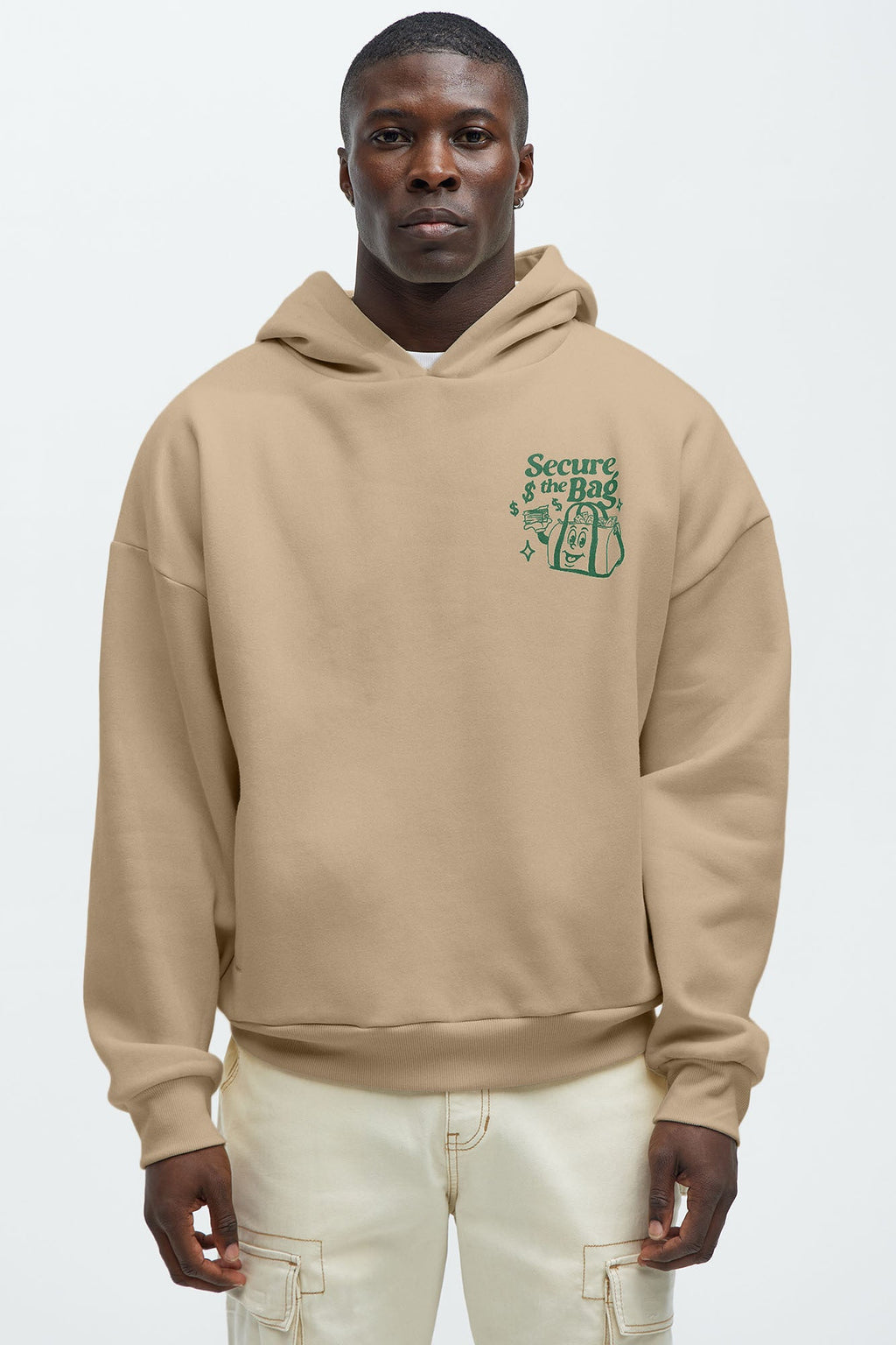 Stack That Cash Hoodie - Tan - image 3