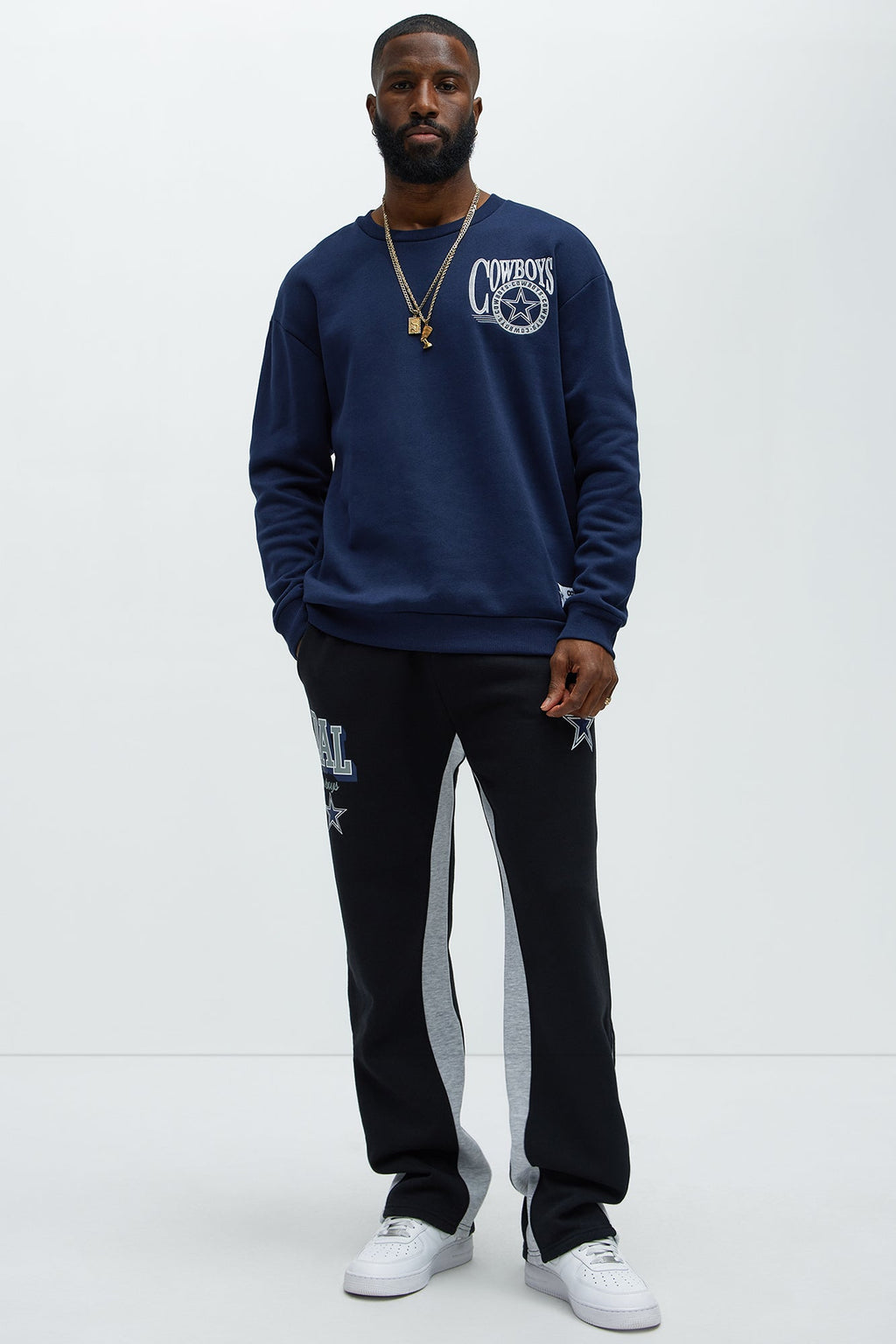 Cowboys Crew Neck Sweatshirt - Navy - image 3