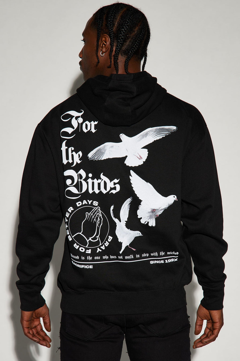 For The Birds Hoodie - Black - image 1