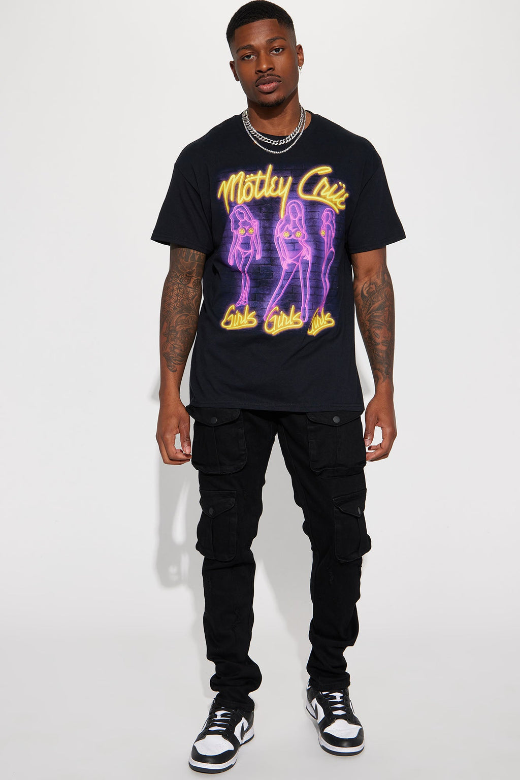 Dirty Ways Stacked Cargo Skinny Jeans - Black - image 3