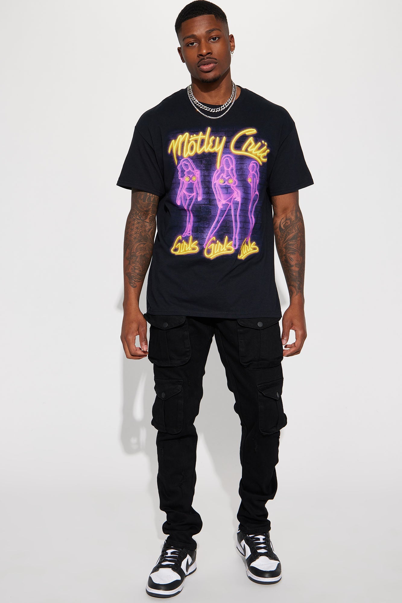 Dirty Ways Stacked Cargo Skinny Jeans - Black - image 3